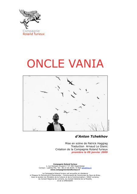 ONCLE VANIA - Compagnie Roland furieux