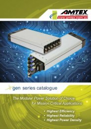 56 Page Xgen product catalogue - Amtex Electronics