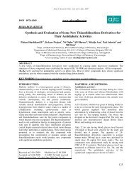 Synthesis and Evaluation of Some New Thiazolidinedione ...