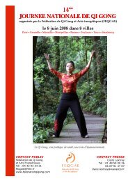 journee nationale de journee nationale de qi gong - FÃ©dÃ©ration des ...