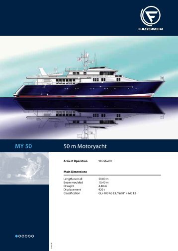 50 m Motoryacht - Fr. Fassmer GmbH & Co. KG