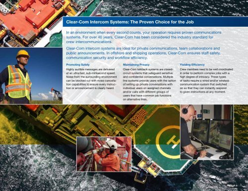 Internal Communication Systems for Maritime Operations - Jands