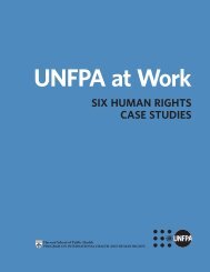 UNFPA at Work: Six Human Rights Case Studies