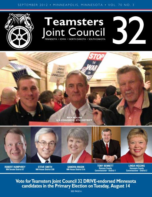 September, 2012 Edition - Teamsters Joint Council 32