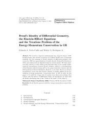 Freud's Identity of Differential Geometry, the Einstein-Hilbert ...