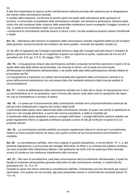 REGIO DECRETO n. 2537 23/10/1925 - Ordine degli Architetti della ...