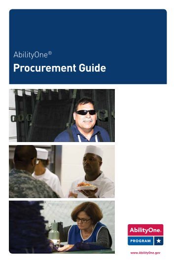 Procurement Guide (PDF) - AbilityOne