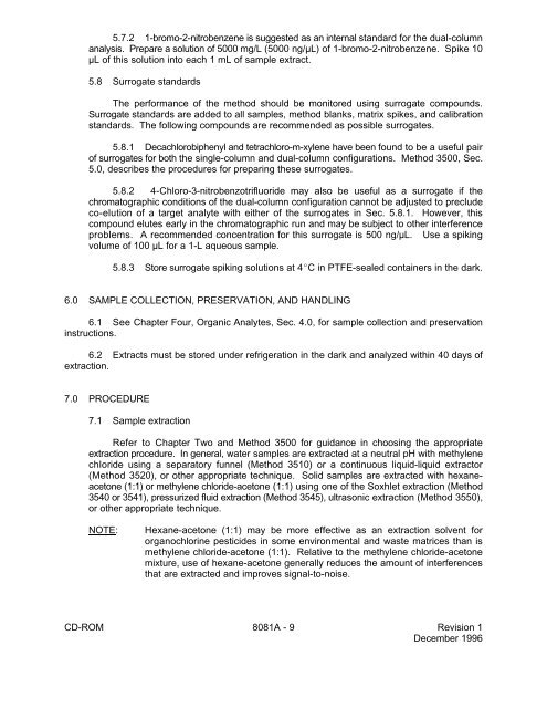 View Actual EPA Method 8081A (PDF File)