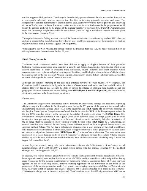 REPORT OF THE STANDING COMMITTEE ON RESEARCH ... - Iccat