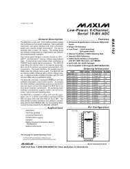 MAX192 Low-Power, 8-Channel, Serial 10-Bit ADC - Robotics UWA