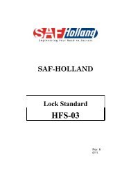 HFS-03 Lock Standard - saf-holland