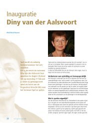 Inauguratie Diny van der Aalsvoort - hjk