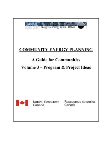 Volume 3 - Program & Project Ideas (PDF - 4.5 - Natural Life Network