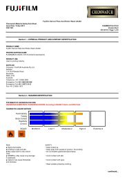 Chemwatch MSDS Print - FUJIFILM Australia