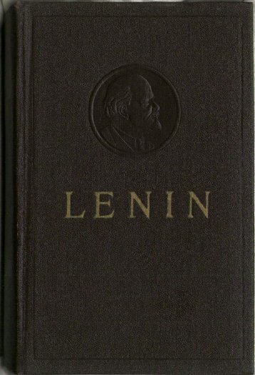 Collected Works of V. I. Lenin - Vol. 27 - From Marx to Mao