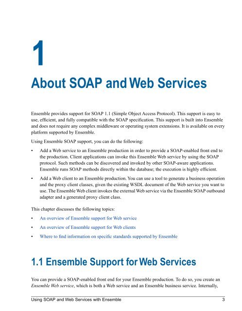 Using SOAP and Web Services with Ensemble - InterSystems ...