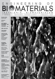 63-64 - Polskie Stowarzyszenie BiomateriaÅÃ³w