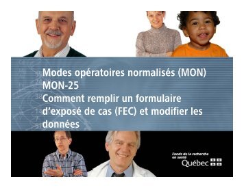 Modes opératoires normailisés - MON-25