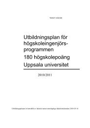 2010/2011 - Teknisk-naturvetenskapliga fakulteten - Uppsala ...