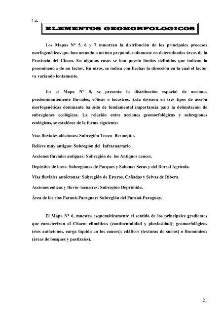 Sistemas Fluviales y Normas Legislativas Ambientales