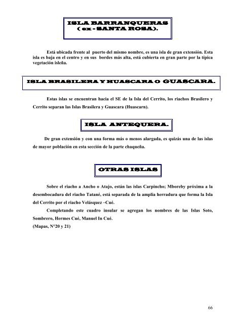 Sistemas Fluviales y Normas Legislativas Ambientales