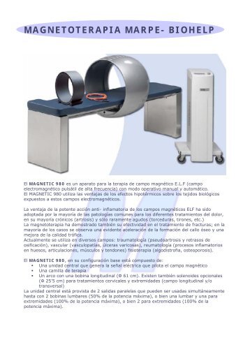 MAGNETOTERAPIA MARPE- BIOHELP - Fisaude