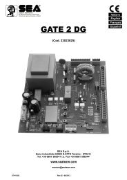 Manuale GATE 2 DG Rev.02 ITA (testo nero) - SEA (UK)