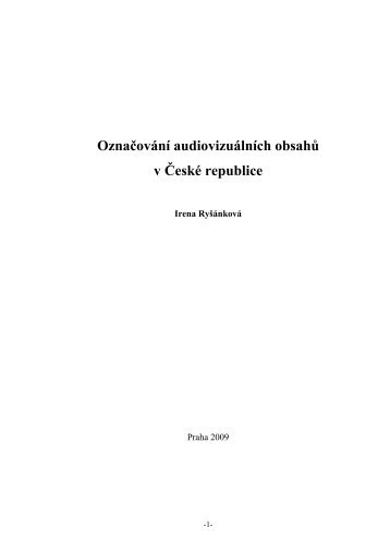 OznaÄovÃ¡nÃ­ audiovizuÃ¡lnÃ­ch obsahÅ¯ v ÄeskÃ© republice - BritskÃ© listy