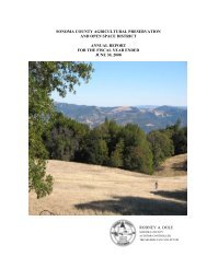 County of Sonoma - Sonoma County Agricultural Preservation and ...