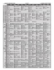 SUNDAY MORNING GRID 12/18/11 LATIMES.COM/TV TIMES - Blogs