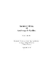 En introduktion til tyndvæggede bjælker - Aalborg Universitet