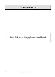 How to Book Foreign Currency Invoices within Thailand