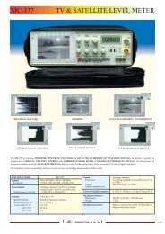 MC-377 TV & SATELLITE LEVEL METER - Sklep Delta