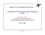 Explanation of Several Simulation Models - Air Transportation ...