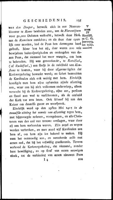 GESCHIEDENIS . 71 DEWÃK. genoodzaakt was, van al'e aanfpraak ...