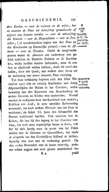 GESCHIEDENIS . 71 DEWÃK. genoodzaakt was, van al'e aanfpraak ...