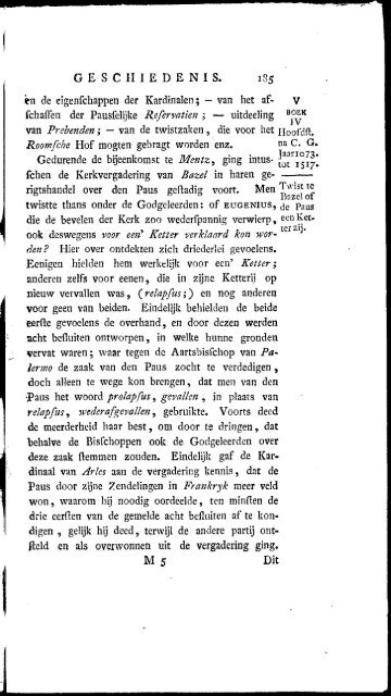 GESCHIEDENIS . 71 DEWÃK. genoodzaakt was, van al'e aanfpraak ...