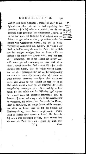 GESCHIEDENIS . 71 DEWÃK. genoodzaakt was, van al'e aanfpraak ...