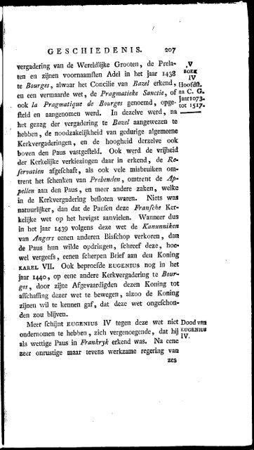 GESCHIEDENIS . 71 DEWÃK. genoodzaakt was, van al'e aanfpraak ...