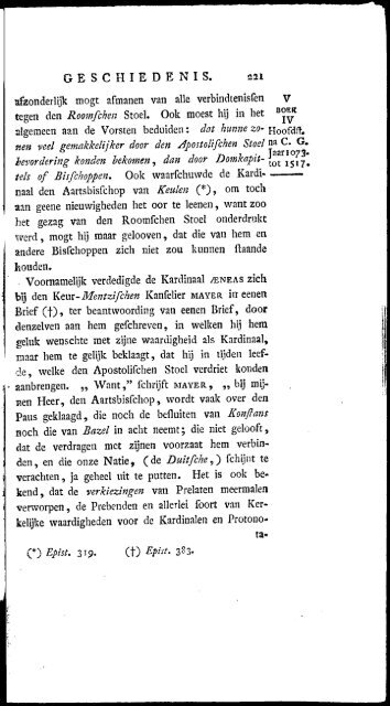 GESCHIEDENIS . 71 DEWÃK. genoodzaakt was, van al'e aanfpraak ...