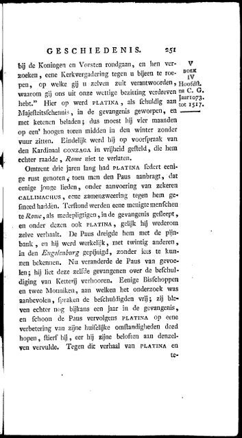 GESCHIEDENIS . 71 DEWÃK. genoodzaakt was, van al'e aanfpraak ...