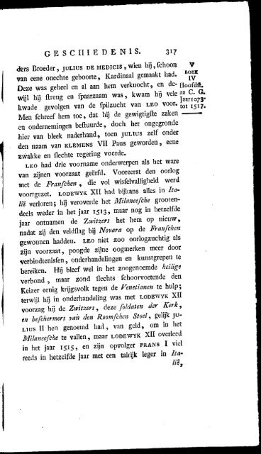 GESCHIEDENIS . 71 DEWÃK. genoodzaakt was, van al'e aanfpraak ...