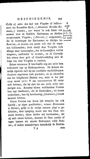 GESCHIEDENIS . 71 DEWÃK. genoodzaakt was, van al'e aanfpraak ...