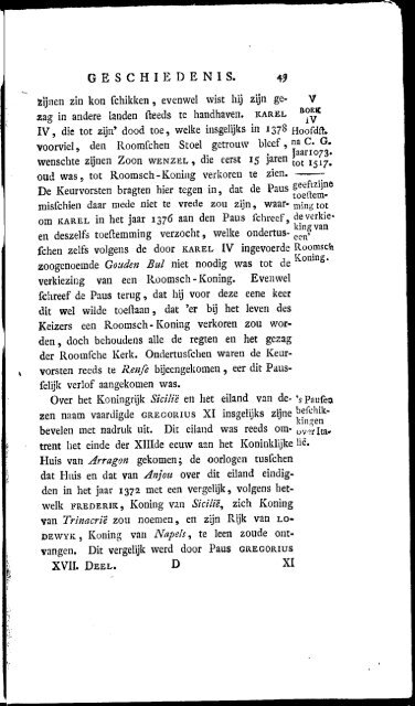 GESCHIEDENIS . 71 DEWÃK. genoodzaakt was, van al'e aanfpraak ...