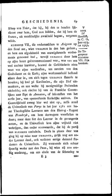 GESCHIEDENIS . 71 DEWÃK. genoodzaakt was, van al'e aanfpraak ...