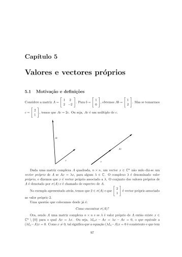 Valores e vectores próprios