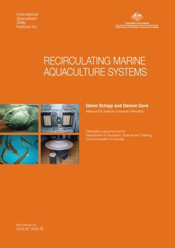 recirculating marine aquaculture systems - International Specialised ...