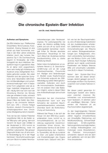 Die chronische Epstein-Barr Infektion - Praxis Dr. med. Hamid Kermani