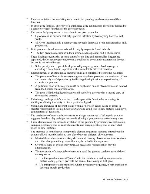 chapter 19 the organization and control of eukaryotic genomes