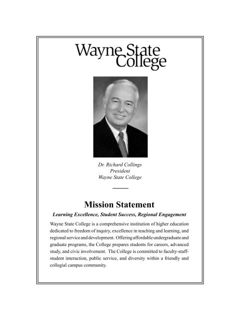 Full Catalog - Wayne State College